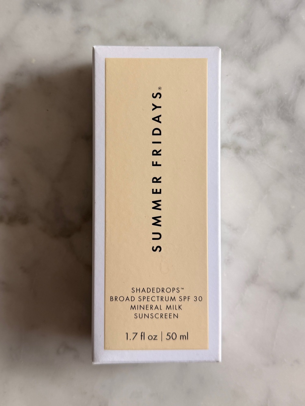 Summer Fridays ShadeDrops Broad Spectrum SPF 30 Mineral Milk Serum Sunscreen